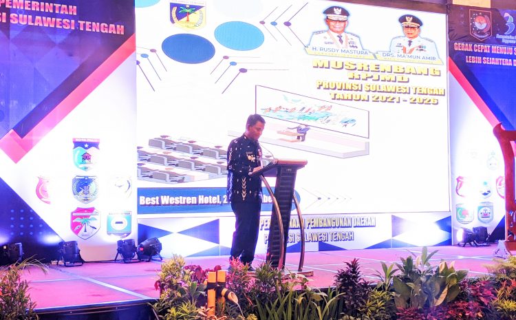 Gubernur Sulteng Buka Secara Resmi Musrembang RPJMD Provinsi Sulawesi Tengah Tahun 2021-2026.