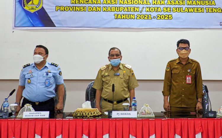 Pj. Sekda Buka Secara Resmi Rakor Rencana Aksi Nasional Hak Asasi Manusia Tahun 2021.