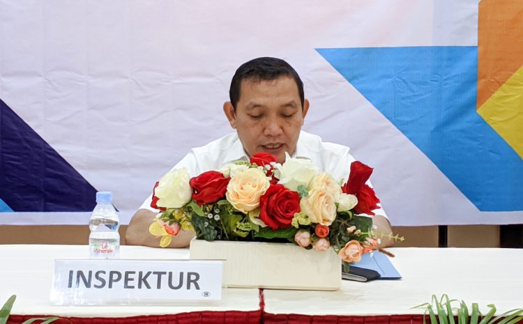 Kepala Inspektorat Buka Secara Resmi Rapat Monitoring SPM Kabupaten/Kota Lingkup Provinsi Sulawesi Tengah.