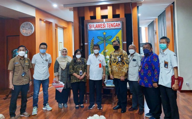 Gubernur Sulawesi Tengah H. Rusdy Mastura, Menerima Audiensi General Manager PT PLN (Persero) UIW Suluttenggo, Leo Maria Basuki dan Jajaran, Rabu, 3 November 2021.