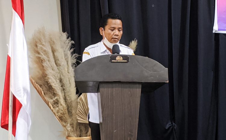 Kepala Dispusrda Sulteng Buka Secara Resmi Bimtek Pengelolaan Arsip Terjaga Pada Perangkat Daerah Provinsi Sulawesi Tengah Tahun 2021.
