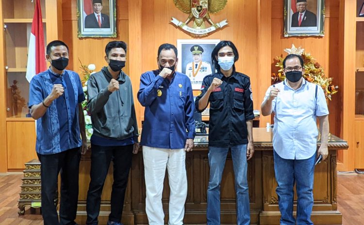 Wagub Sulteng Terima Audiensi Presma Untad Terkait Pelaksanaan Workshop Pengembangan Ekonomi di Provinsi Sulawesi Tengah.
