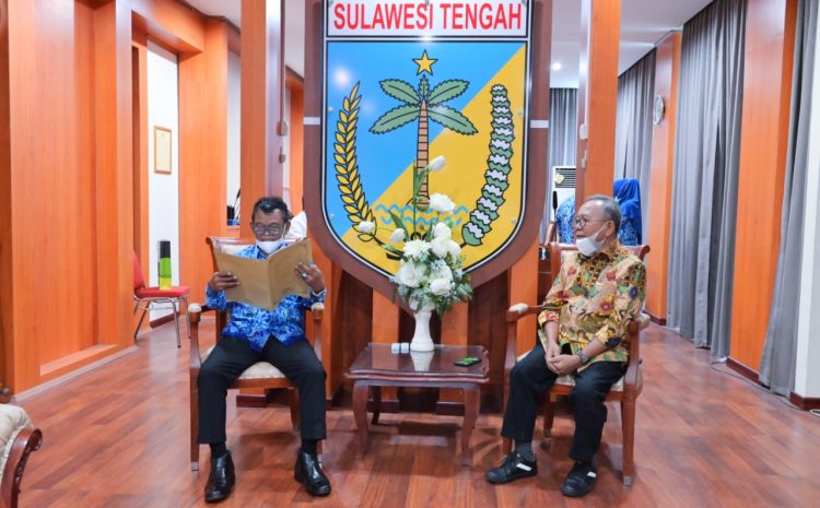  Gubernur Sulawesi Tengah Terima Kunjungan Ketua Majelis Wilayah KAHMI.