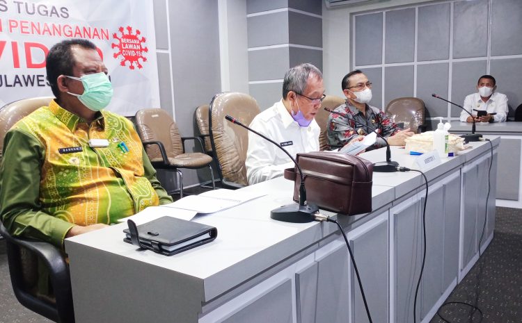 Asisten I Laporkan Realisasi Semester Pertama Atas Pelaksanaan APBD dan Prognosis Enam Bulan Berikutnya Pemda Provinsi Sulteng Tahun Anggaran 2021 Pada Rapat Paripurna DPRD.