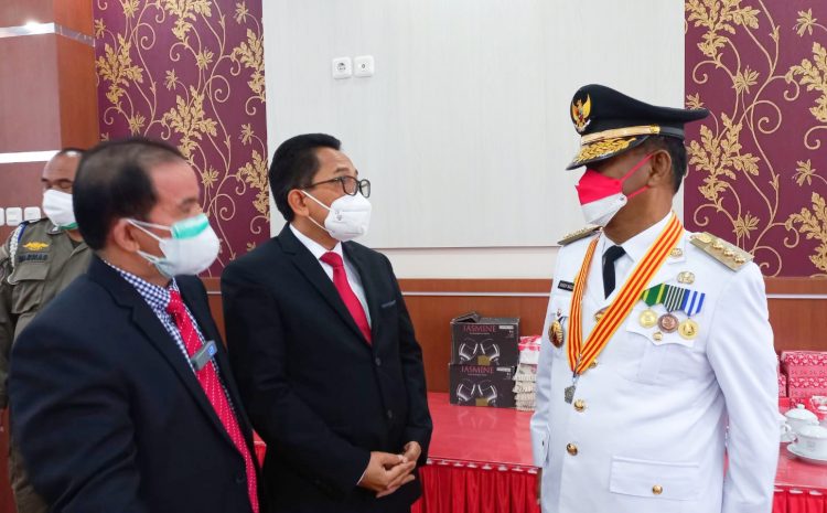  Gubernur Sulawesi Tengah, H. Rusdy Mastura, menyampaikan hasil Laporan Kadis Kesehatan Bahwa Varian Virus Delta sudah masuk Sulawesi Tengah, Selasa, 17 Agustus 2021.