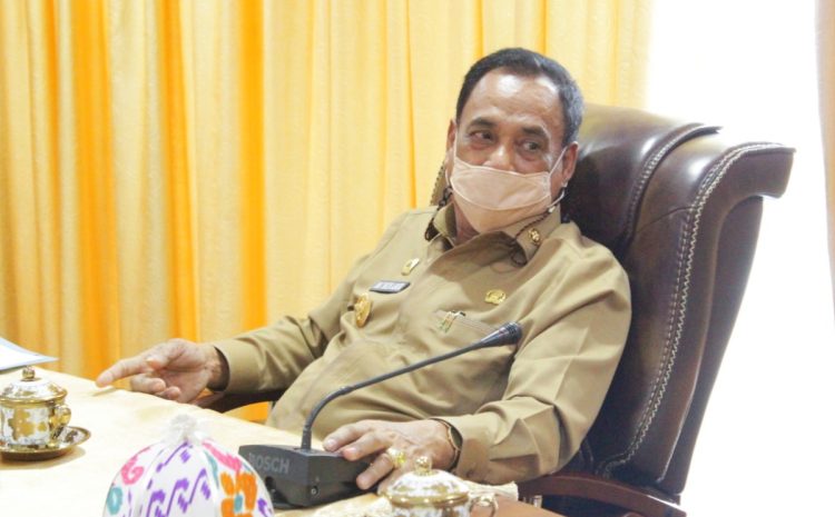 Wakil Gubernur Sulawesi Tengah Drs. Mamun Amir, Melaksakan Tugas Dinas di Kabupaten Banggai dan Bangkep, Selasa, 5 Oktober 2021.