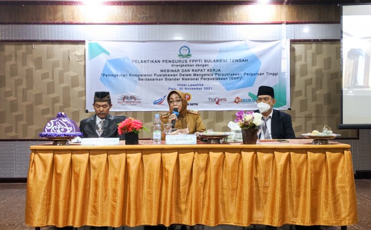  Staf Ahli Bidang Pemerintahan dan Kesra Hadiri Pelantikan Pengurus FPPTI Sulawesi Tengah.