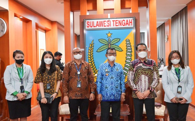  Gubernur Sulawesi Tengah Terima Audiensi PT. Pegadaian Kantor Wilayah V Manado.