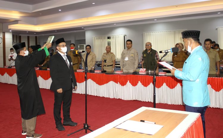  Gubernur Sulteng Lantik Pejabat Sekretaris Daerah Provinsi Sulawesi Tengah Yang Baru.