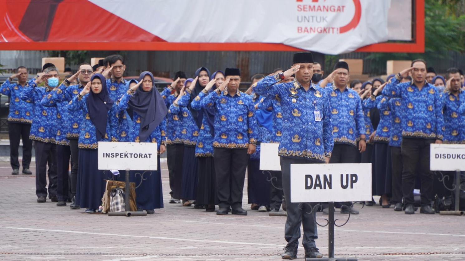 Sekdaprov Pimpin Upacara Bulanan Tingkat Provinsi Sulteng Tahun 2023 ...